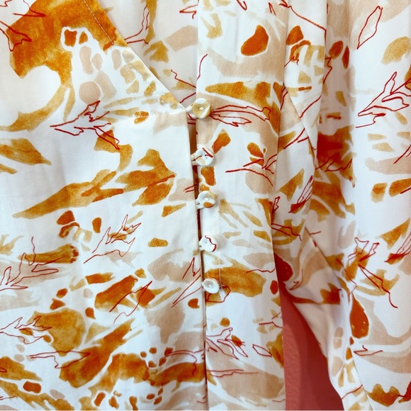 COS Orange Tailored Wrap Dress EUR 32 XS - Picture 7 of 13